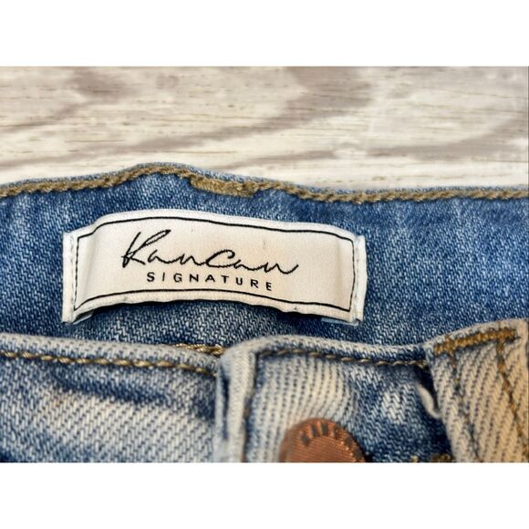 KanCan signature distressed mid rise ankle skinny jeans size 25 - Picture 10 of 11